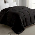 MeckHome Culture MHC- 800 Series Quilted Comforter 300-GSM Microfiber Soft/Fluffy Hypoallergenic Comforter/Quilt/Dohar/Rajai for (92 x 106 Inches) King Size Comforter -Black Kafalo
