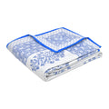 BLOCKS OF INDIA 100% Cotton Dohar King Size Reversible Hand Block Printed Malmal Summer Dohar/Blanket (Color 8) Kafalo