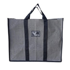 VORIYO Travel Shopping Grocery Tote Bag Foldable for Multipurpose Shopper Bag Eco Cotton Daily Use with Strong Handles (Pack Of 2) (TV02SE)