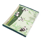 SHIBUI Big Heavy Duty Large Eco Waterproof Cotton Canvas Cloth Grocery Shopping Bag for Men Ladies Vegetable Milk Fruits with Hand Carry Handle Lunch Box Jhola Tote Bags (6, Panda Print)