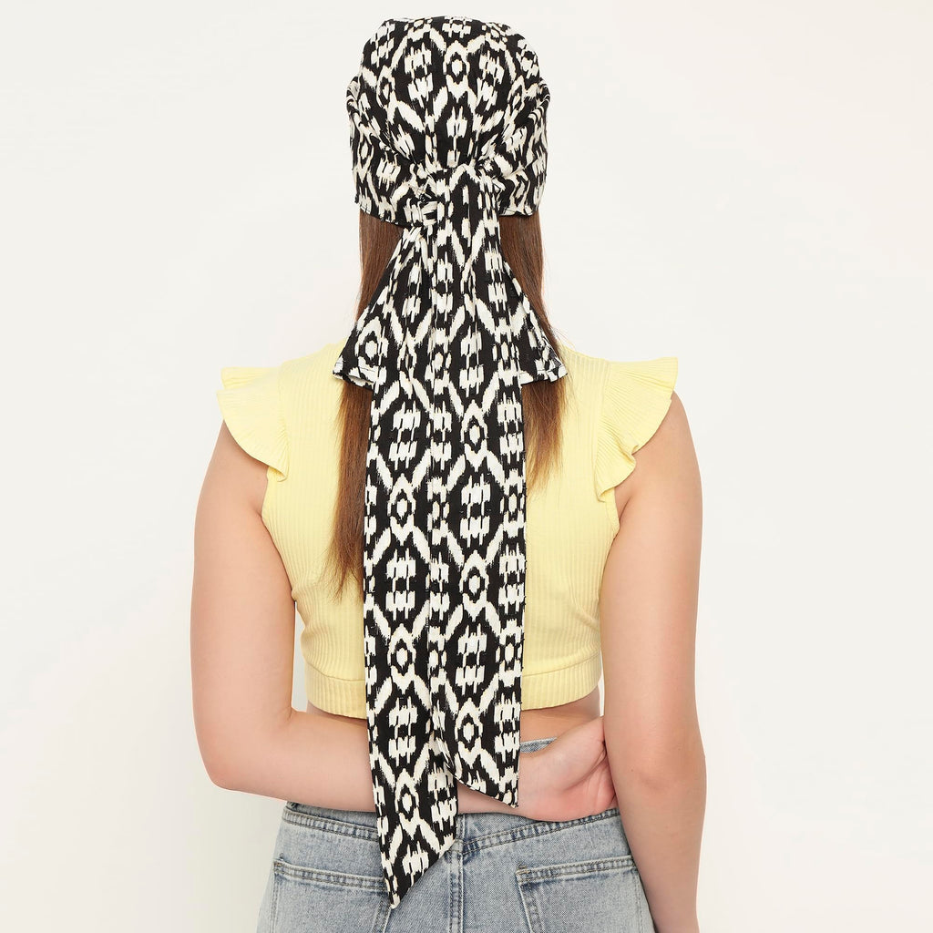 The Headscarves Premium Cotton Printed Headscarf for Women – Soft Chemo Headwear, Stylish Hijab Cap, Breathable Headwrap for Hair Loss, Modest Fashion Scarf & Cancer Turban