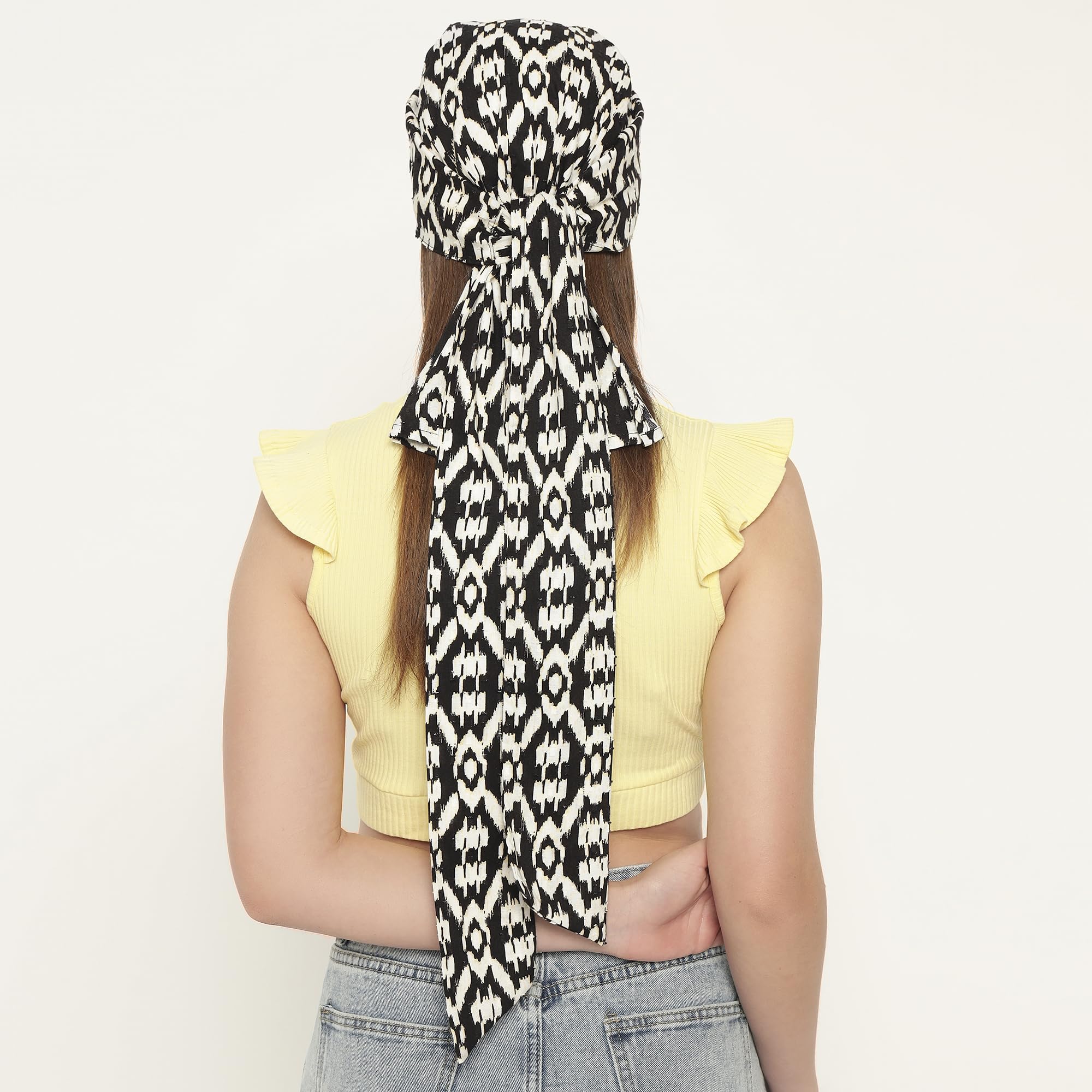 The Headscarves Premium Cotton Printed Headscarf for Women – Soft Chemo Headwear, Stylish Hijab Cap, Breathable Headwrap for Hair Loss, Modest Fashion Scarf & Cancer Turban