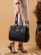 LEGAL BRIBE Stunning Tote Bag (Dark Black)