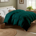 Day Care® 600 GSM Premium Comforter | Cloud Down Touch Microfiber Quilt | Heavy Warm Winter Blanket Rajai | Soft, Lightweight & Machine Washable - 60x90 Single Bed | Teal Kafalo