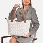 Lavie Women's Mono Vincy Tote Handbag for Women | Tote Bag for Work | Ladies purse | Stylish Shoulder Bag | Gift for Women