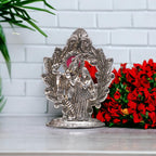 KridayKraft Aluminium Radha Krishna Pair Idol, Radha Krishna Statue, Standard, Pack of 1
