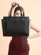 All About Her Elite Laptop Tote Bag (Black)