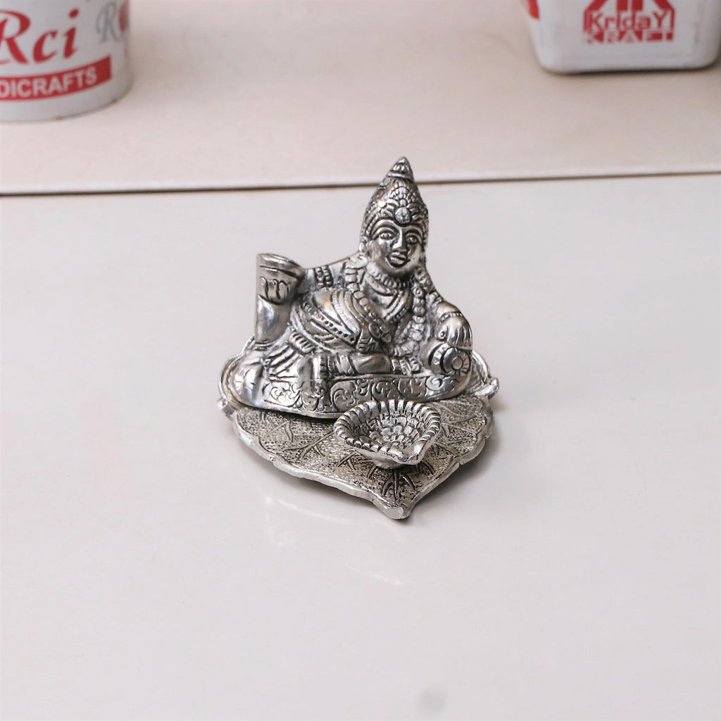KridayKraft Metal Kuber Deepam Oil lamp for or Bringing Good Luck, Prosperity and Wealth,
