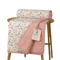 Trance Home Linen 100% Cotton | Kids Dohar | Double Bed | 150 GSM | Reversible Ac Comforter | Light Weight All Season Soft Blanket (84x88 Inches | Summer Dreams Peach) Kafalo