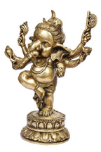ARTVARKO Brass Big Ganpati Ganesha Bhagwan Statue Moorti Murti for Entrance Home Décor Diwali Decoration Pooja Ganesh Chaturthi Good Luck Gift 15 Inch