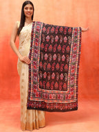 Pashmoda Women Floral Sonata Fine Soft Bamboo Fibre Stole (Size 28x80in, 71x203cm) ISST32