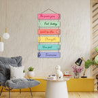 Artvibes The Pain You Feel Today Printed Wooden Wall Hanging | Quotes Decor Item | Motivational Wall Decor | Wall Poster | Graphic Art | Gift Items | Office Wall Decoration Items (WH_3215N)