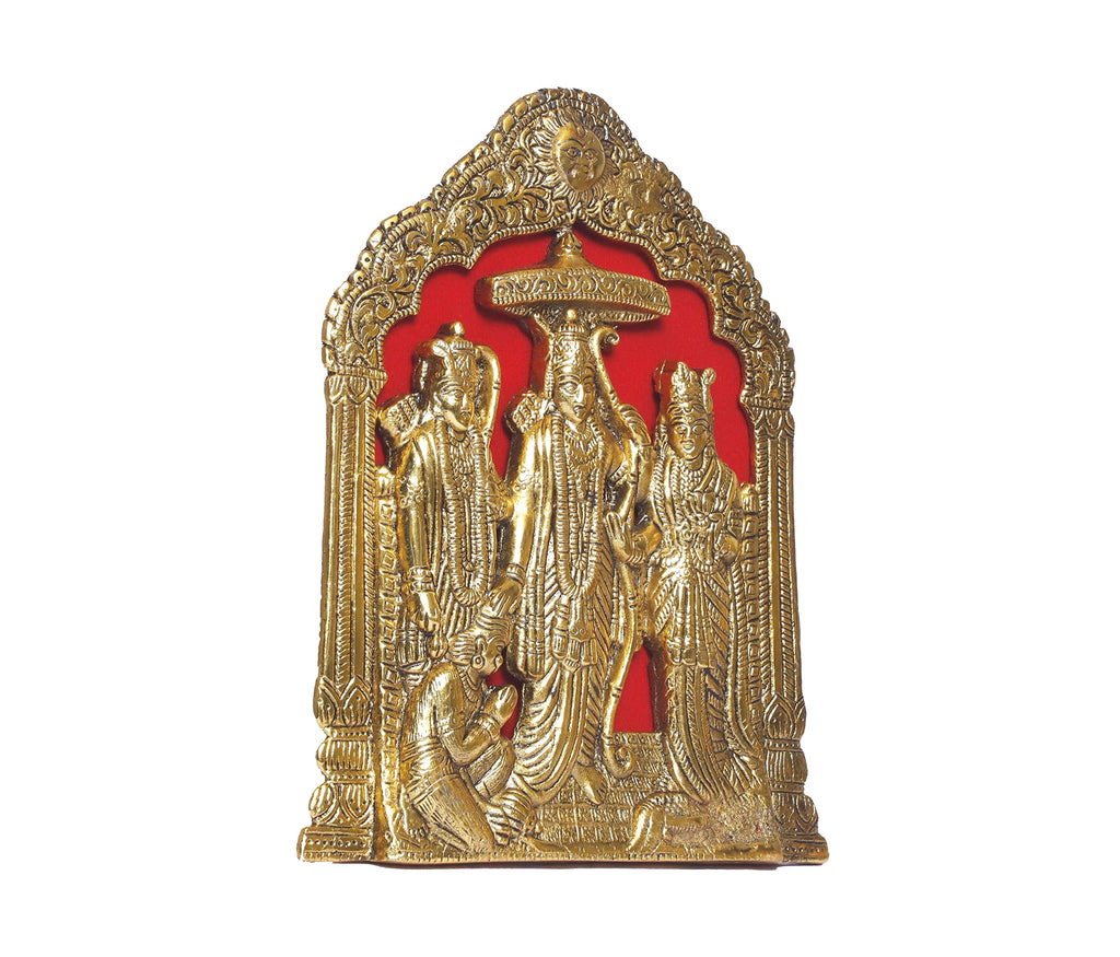 KridayKraft Shree Ram Metal Statue for Pooja,Lord Rama Laxman Sita & Hanuman Murti Religious Idol for Home,Office Decor,Shopiece Figurines,Gift Article...