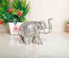 Prince Home Decor & Gifts Metal Showpiece Figurine (14 x 8 x 5 cm, Silver)