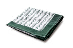 Ravaiyaa - Attitude is everything Hand Block Printed Cotton Long Stole Scarves Hijab Neck Wrap Scarf 71 X 21 Inch (White Green Waves), (female)