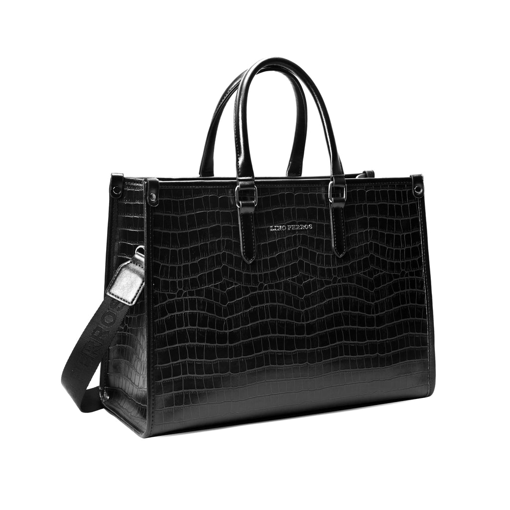 Lino Perros Women Black Tote Bag