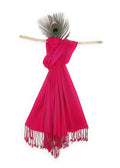 Chandwasia Viscose Batik Design Scarf Stole and Shawl for Men and Women | Soft Lightweight Fabric for Summer and Winter | Fashion Accessory Magenta | | Self Batik Design May Vary