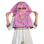 Switchon Export quality Cotton Multi color scarf hijabf for women for 12 yrs and above (Pink_Multi)