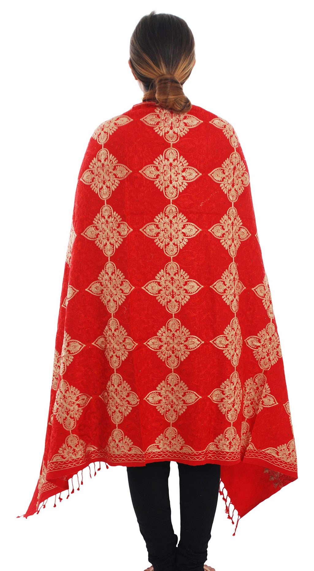 Japroz Women's Shawl (Red)