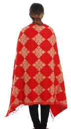 Japroz Women's Shawl (Red)