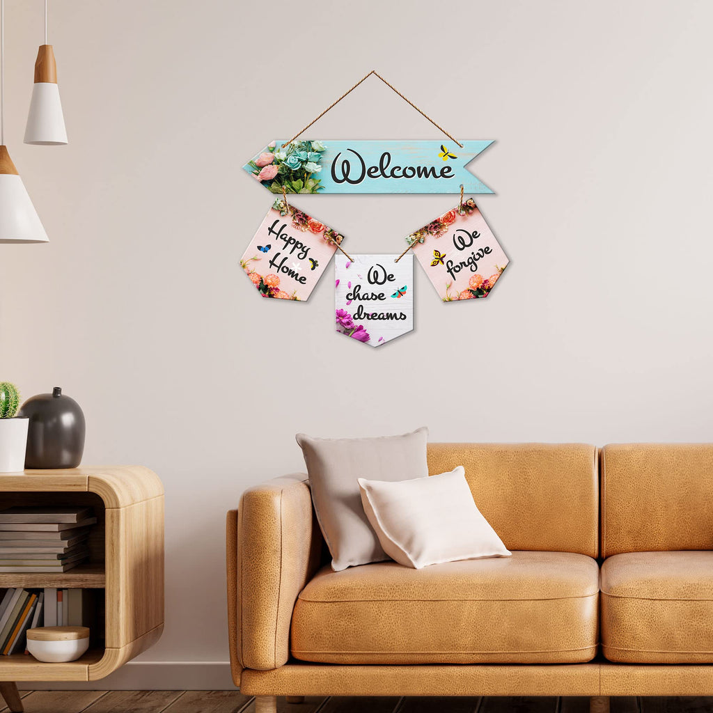 Artvibes Wall Hanging Home Decorative Wall Art for Living room | Bedroom | Gifts | Wall Hanger for Decoration | Modern Decor | Artwork | Wall Sculpture | Signs & PlaquesArt Print (WH_6402NR)