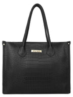 LEGAL BRIBE Crock Style Tote Bag Combo Of 4 (Black)