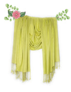 Chandwasia Premium Viscose Dobby Weave Stole and Shawl Fashion Scarf for Girls Women and Men Soft All Season Wear
