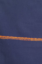 Exotic India Women's Plain Kashmiri Kingri with Sozni Hand-Embroidery on Border Pure Wool Shawl (SWJ26--twilight-blue)