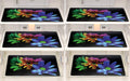 FACTCORE Refrigerator Drawer Mat/Fridge Mat Set of 6 Piece (11.5 X 17.5 Inches) (Black Flower) Kafalo