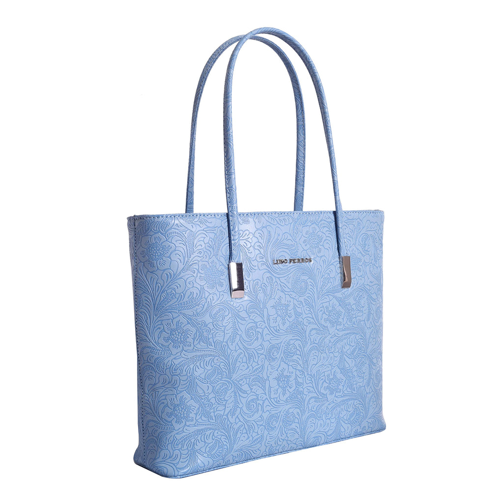 Lino Perros Women's Faux Leather Handbag, Blue