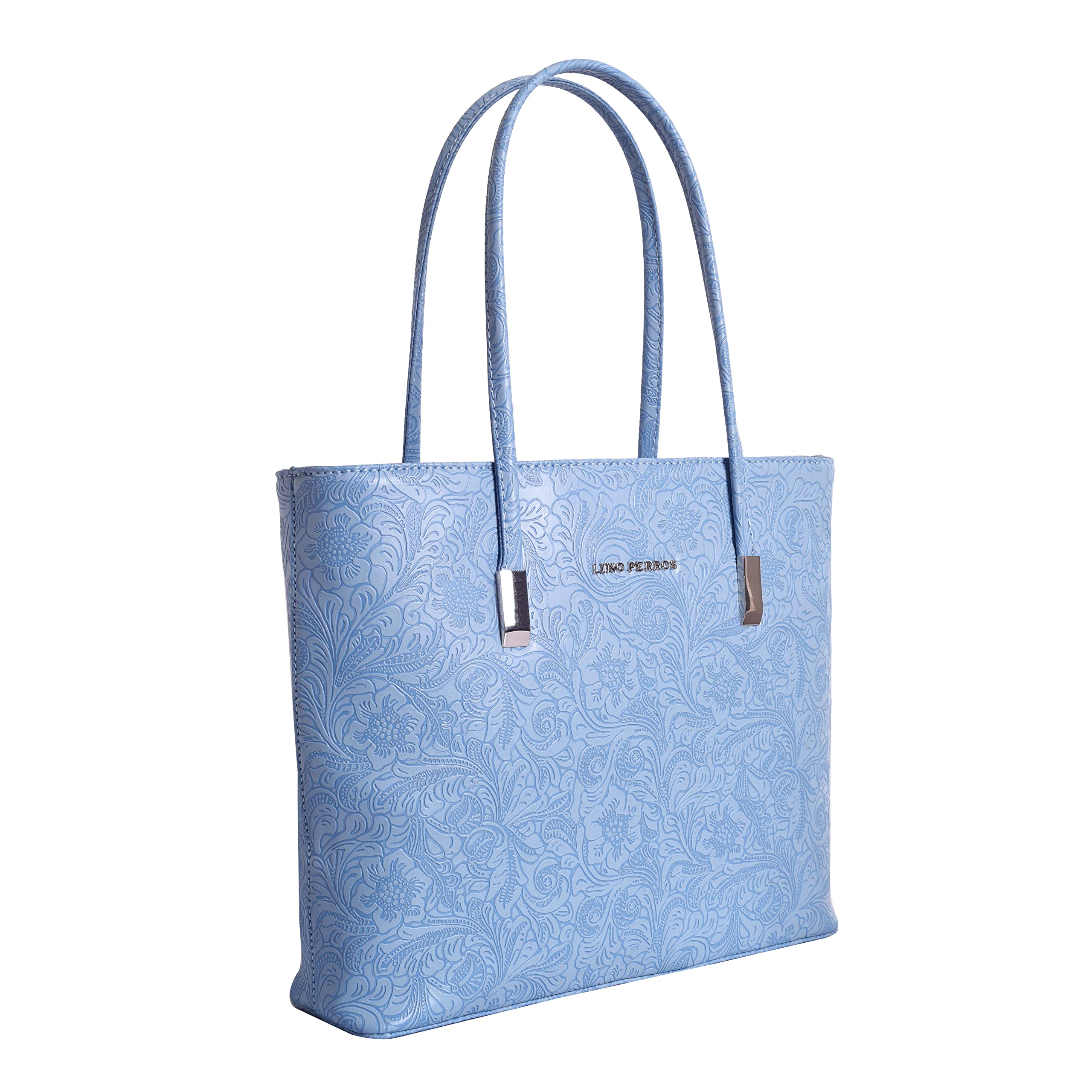 Lino Perros Women's Faux Leather Handbag, Blue