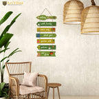 Artvibes Plant Your Garden with Patience Wooden Wall Art | Balcony | Quotes Decor Item | Decoration Wall Hanging Items | Wall Poster | Unique Gift | Garden Quotes Wall Hanging (WH_7010N)