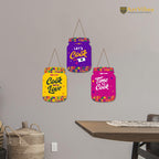 Artvibes Time To Cook Quote Decorative Wall Hanging Decoration item for Kitchen | Home Decor | House Warming Gifts | Kitchen Quotes Decor Item | Wall Decoration (WH_8910NN)