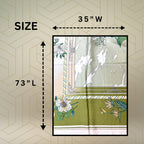 FAHABO Silk Scarf for Women – Soft, Lightweight Silk-Blend Hijab & Stole | Elegant Neck/Head Wrap Shawl | 73 x 35 Inches (Blushing Green)
