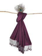 Chandwasia HANDWASIA Viscose Scarf Stole & Shawl | Batik Design For Travel Office Casual Daily Styling | Men Women Summer Winter Use | Wine Color | Viscose Fabric | Self Design Sent Randomly Style