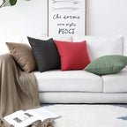 Khooti Jute Cushion Cover | 26x26| Green | Set of 5 | Throw Pillow Cover for Couches, Chairs, Sofas, Beds, Coffee Tables, Living Rooms, Bedrooms, Modern Boho Design