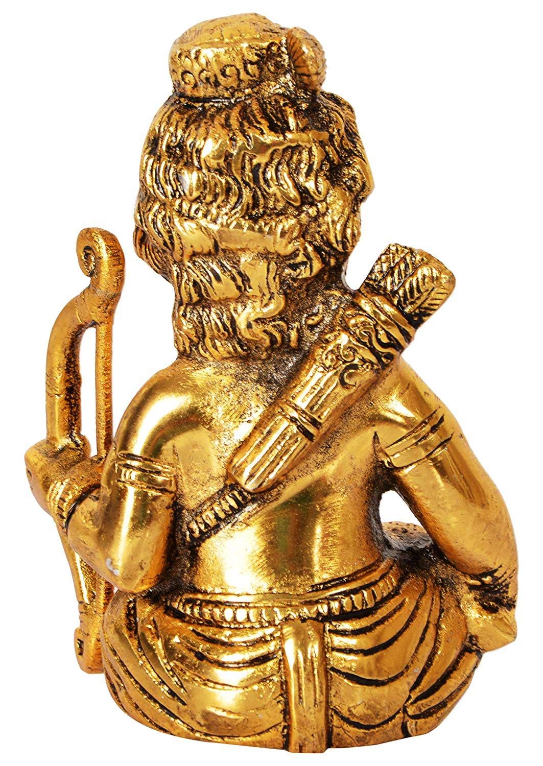 Prince home decor & gifts Lord bal ram ji with dhanush Gold Plated