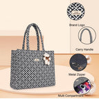 FXR FXRAINBOW Women's Tote Bags - Stylish Handbags for Office, College & Party Use | Spacious & Trendy Shoulder Bag for Work (BROWN)
