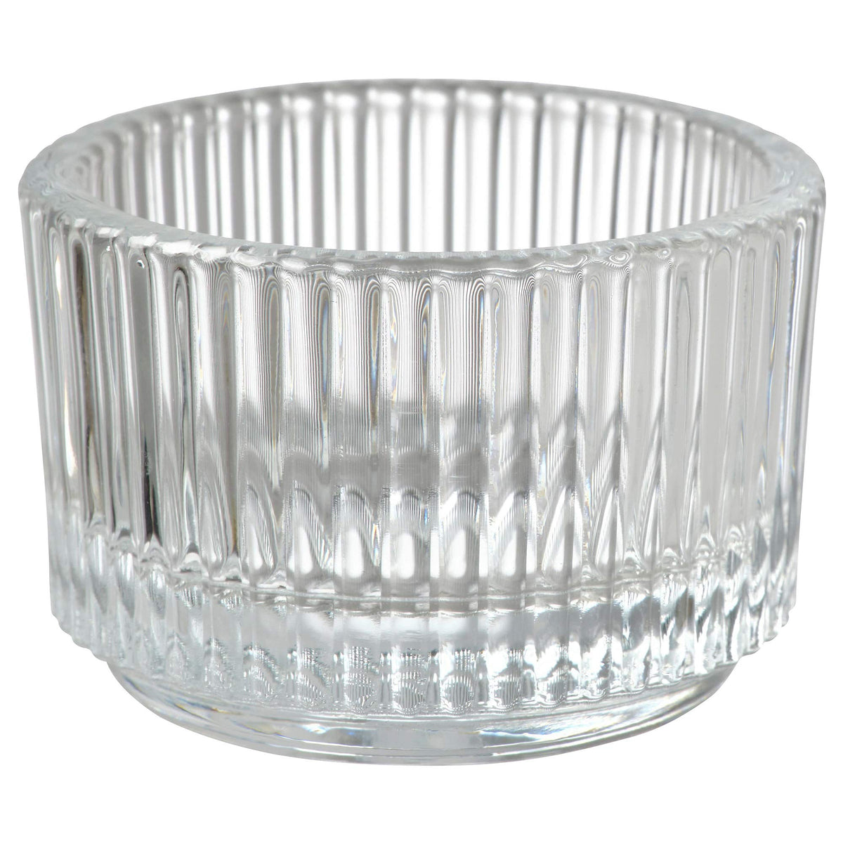 IKEA Tealight Holder - Pack of 2 (Clear Glass, 3.5 cm)