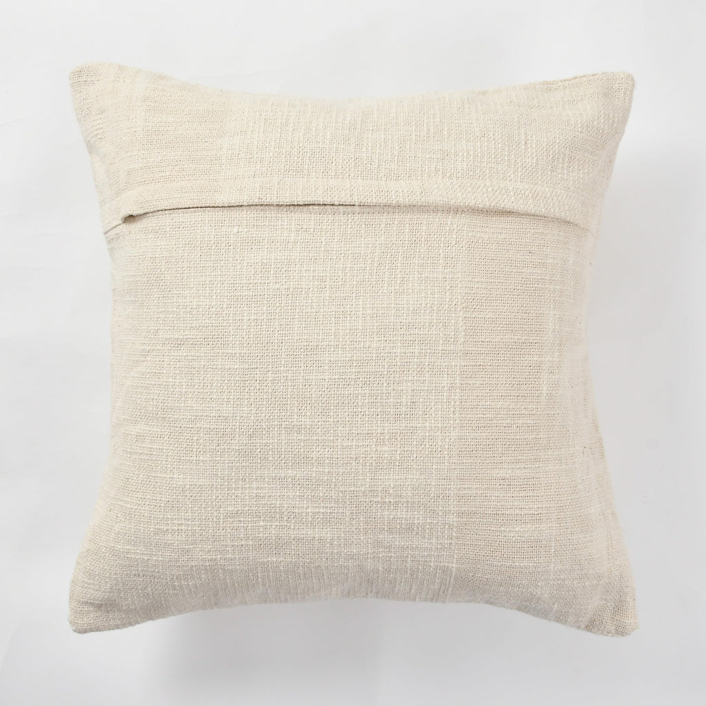 Furnistitchs Premium Decorative Throw Cushion Pillow Cover Boho Home Decor - Living Room Bedroom Couch Sofa Cushion Covers 16 inch x 16 inch (2, Natural White Lines)