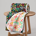 Divine Casa 120 GSM Microfiber Reversible Single Bed Dohar | Soft & Lightweight AC Throw Blanket for All Seasons | Size 210 x 140 cm | Geometric | Midnight Multicolor Kafalo