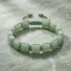 LIFE CHANGING ASTRO Green Aventurine Bracelet by Acharya Lavbhushan Ji | Natural Stone Beaded Bracelet for Luck, Growth & Positive Energy | Unisex Stretch Bracelet