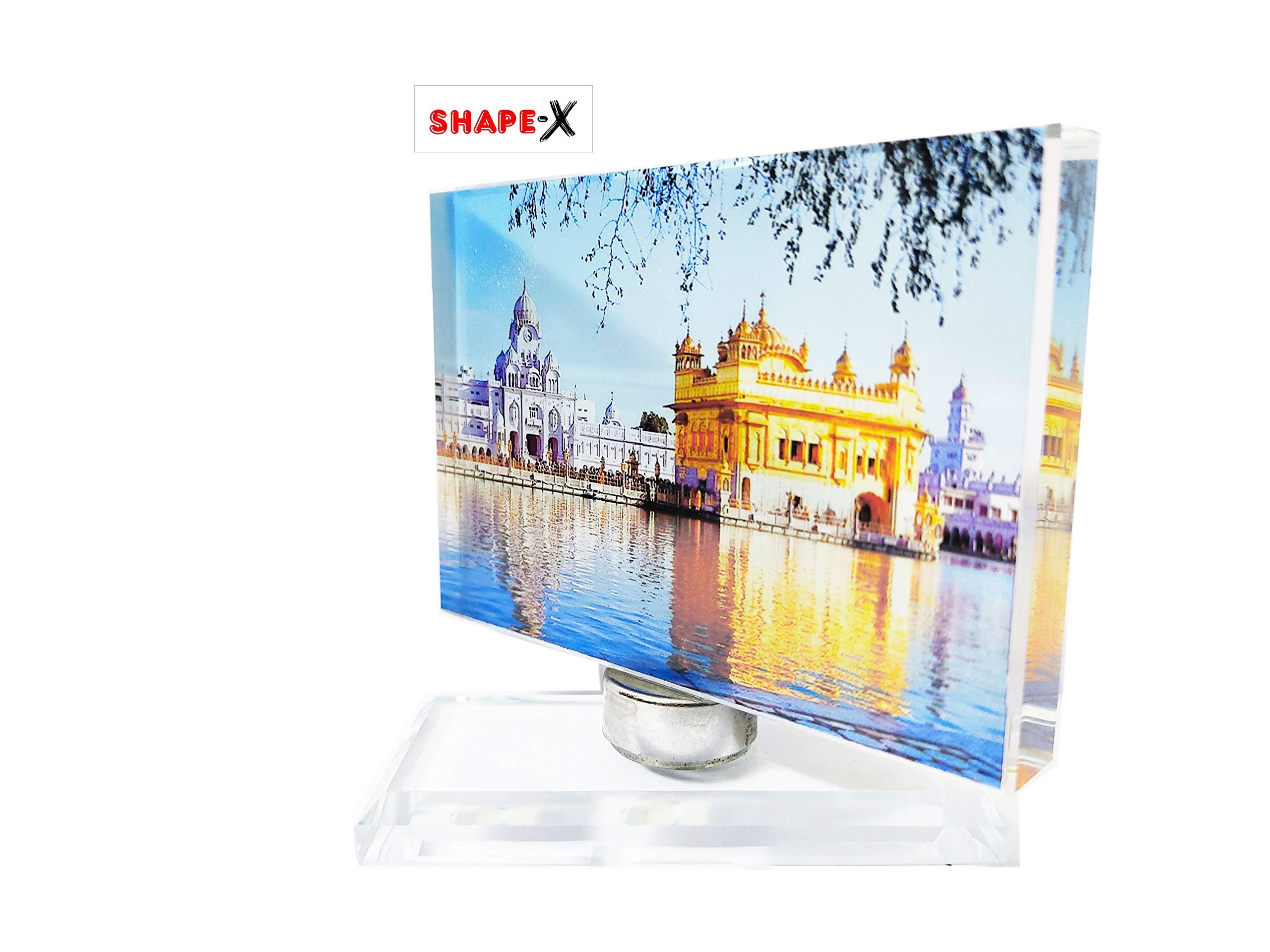 Shape-X Revolving Glass Golden Temple (Medium)