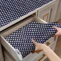 Vocal Store Anti-Slip Kitchen Cabinet Drawer Shelf Mat Liner Sheets Textured Multipurpose 5 Meter Roll, Blue - CDOJ9-P02-5M Kafalo