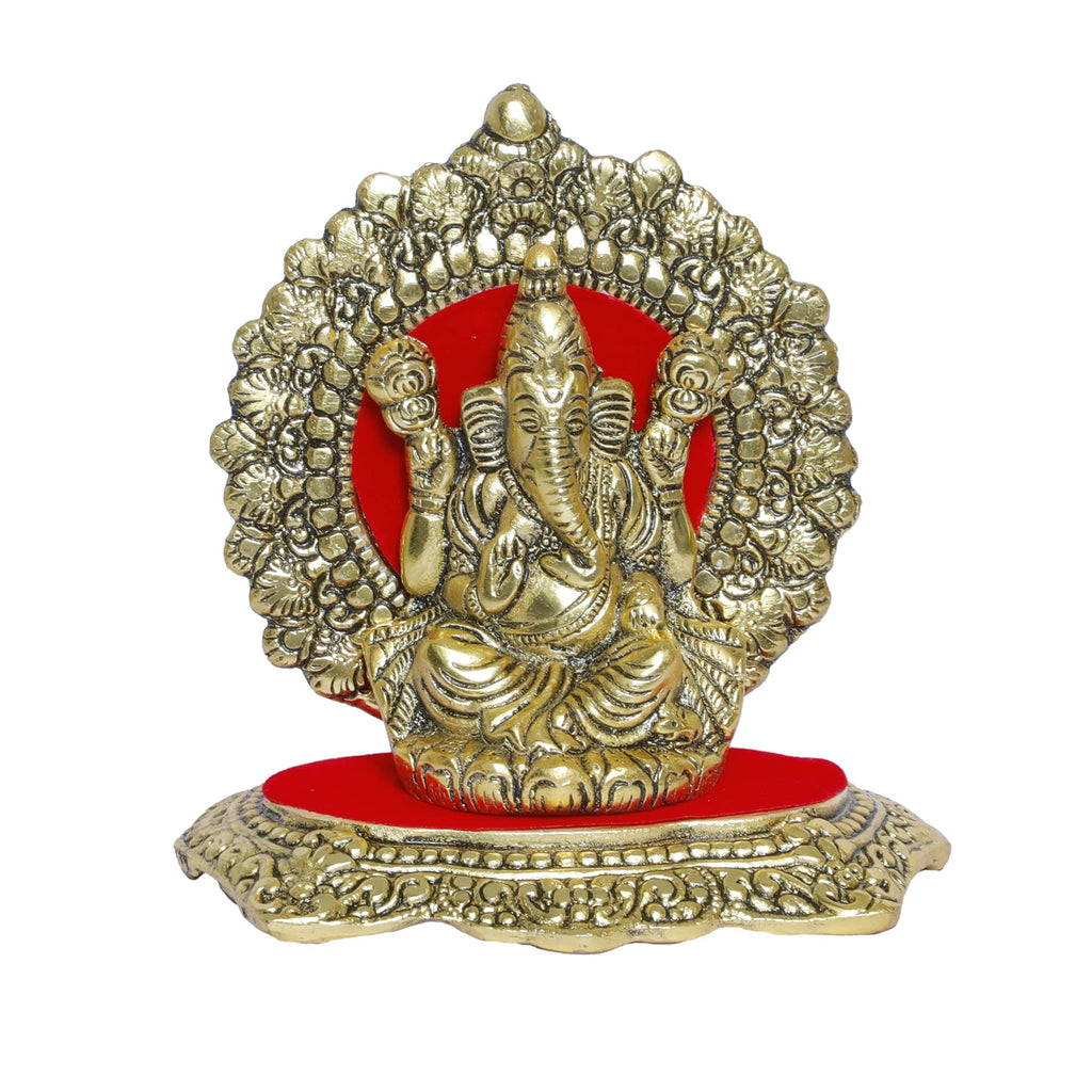 KridayKraft Metal Laxmi Ganesh Statue/Murti for Pooja Room & Home Office Décor,Laxmi Ganesha Idol for Diwali Gift,Religious Idol Showpiece Figurines Decorative & Diwali Poojan...