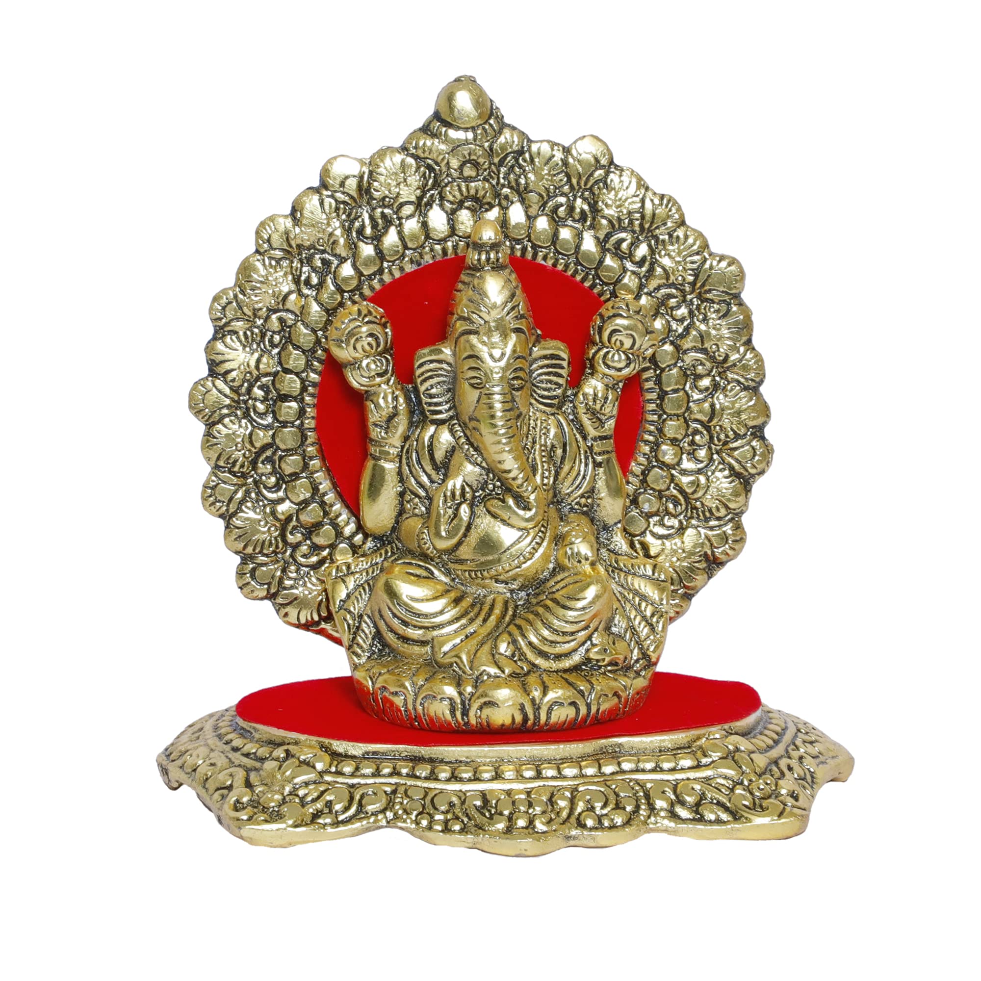 KridayKraft Metal Laxmi Ganesh Statue/Murti for Pooja Room & Home Office Décor,Laxmi Ganesha Idol for Diwali Gift,Religious Idol Showpiece Figurines Decorative & Diwali Poojan...