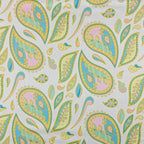 ONE ECHELON Satin Silk Small Neckerchief Square Scarf (Lime and Lemony)