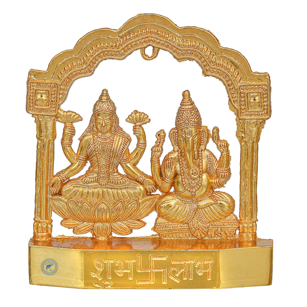 Craftasia Laxmi Ganesh Temple Statue showpiece for Diwali puja & Gifting