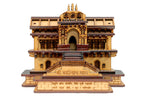 REVIVE LIFE STYLE 3D Pine Wood Shri Badrinath Dham Temple Model for Home/Office/Shop/Car and Bus Dashboard (Pack of 1)