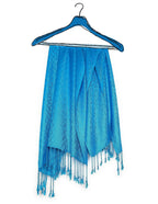 Chandwasia Viscose Scarf, Scarves, Stole & Shawl Batik Design For Men & Women For Summer & Winters, (Unisex), Blue